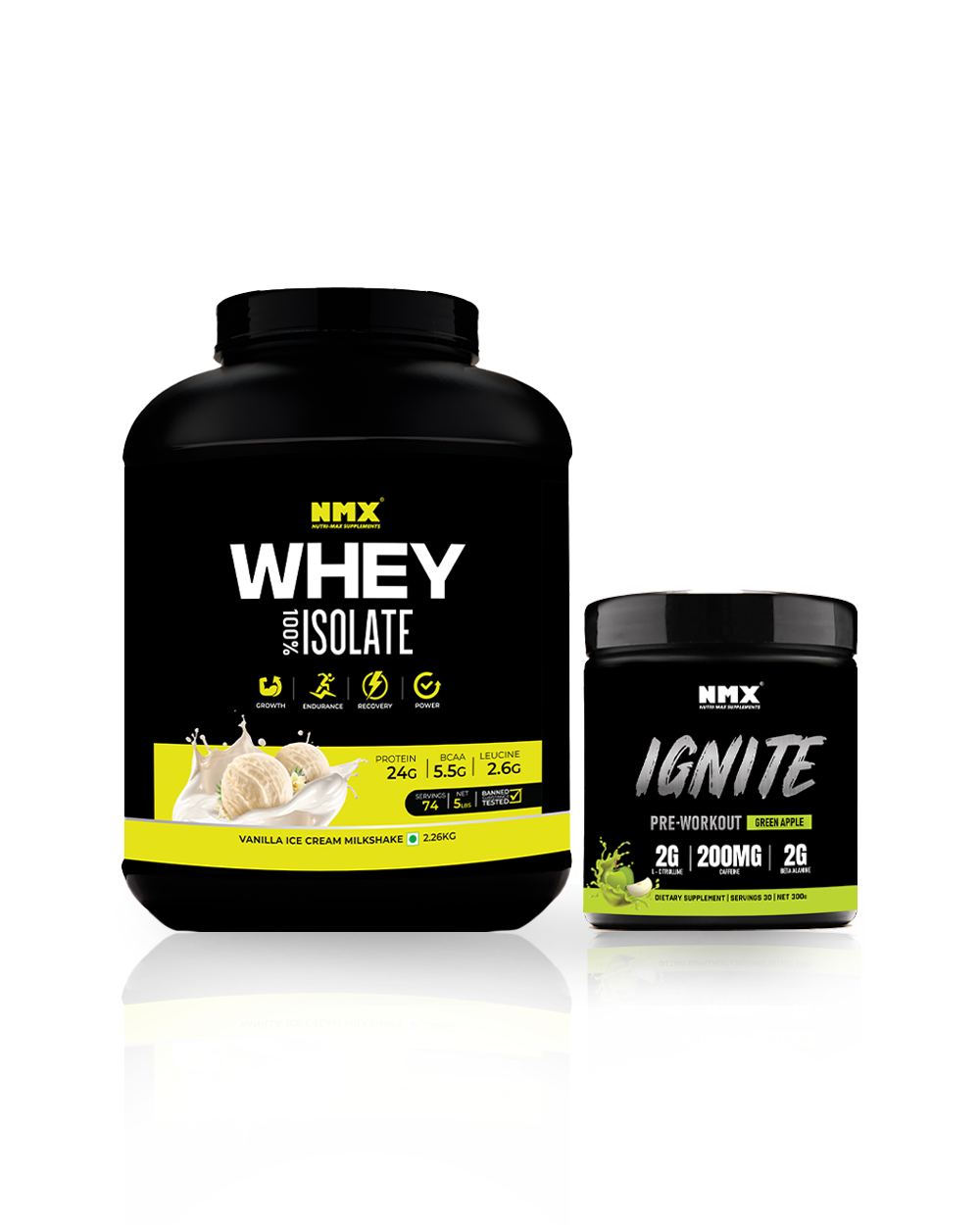 5 Lbs/2.26Kg Protein & Pre Workout Bundle offer