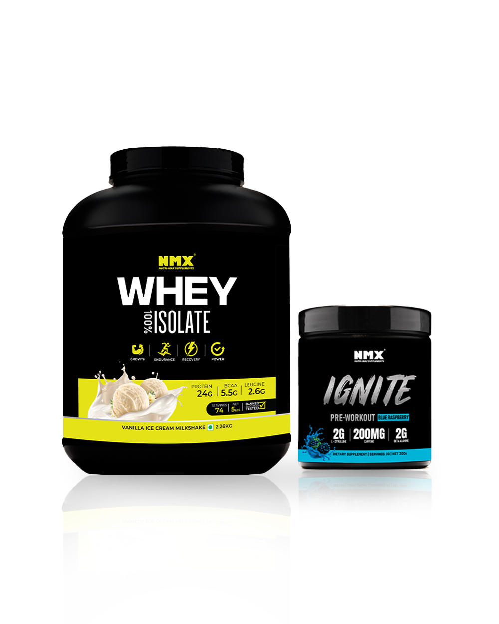 5 Lbs/2.26Kg Protein & Pre Workout Bundle offer