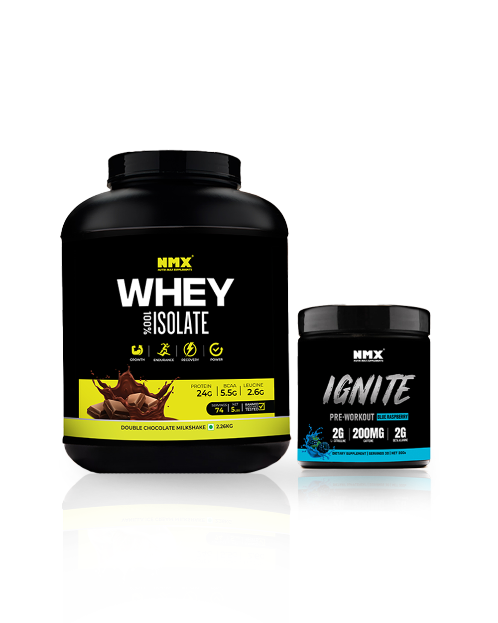 5 Lbs/2.26Kg Protein & Pre Workout Bundle offer