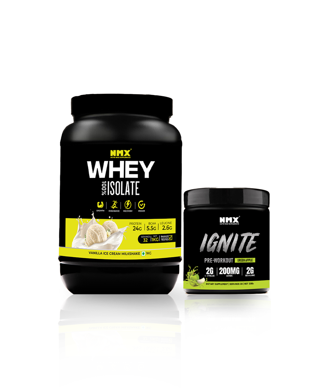 1kg Protein & Pre Workout Bundle offer