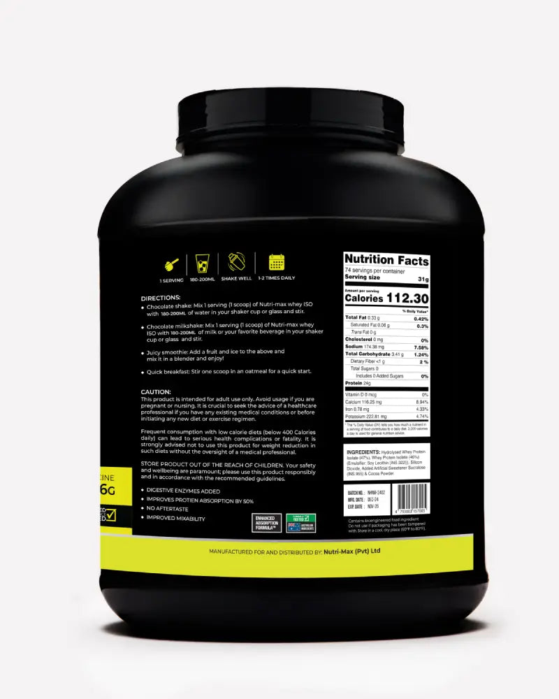 Whey Protein Isolate (74 servings)