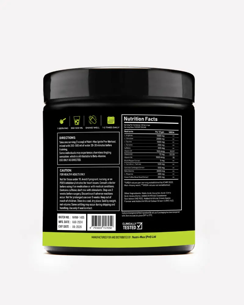 NMX Ignite! Pre-workout 30 Servings
