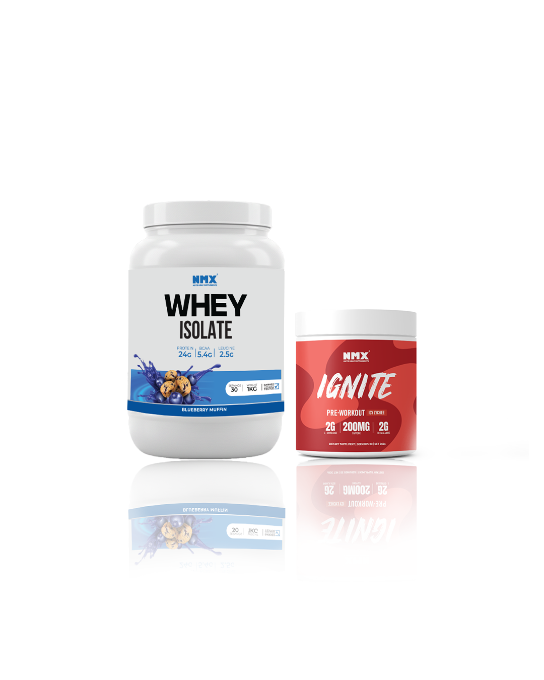 Whey Isolate & Pre Workout (30 Serv) Bundle