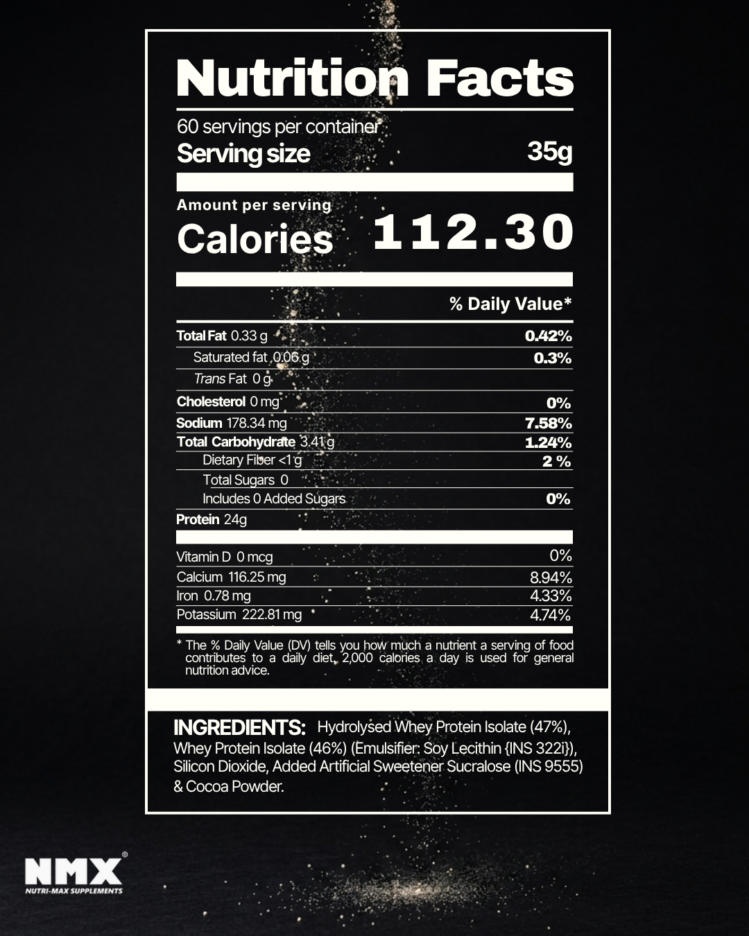 Whey Isolate Protein (60 servings)