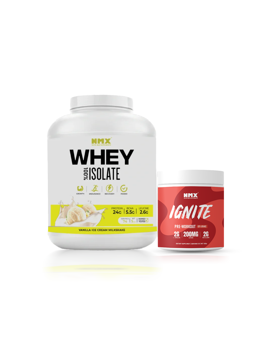 5 Lbs/2.26Kg Protein & Pre Workout Bundle