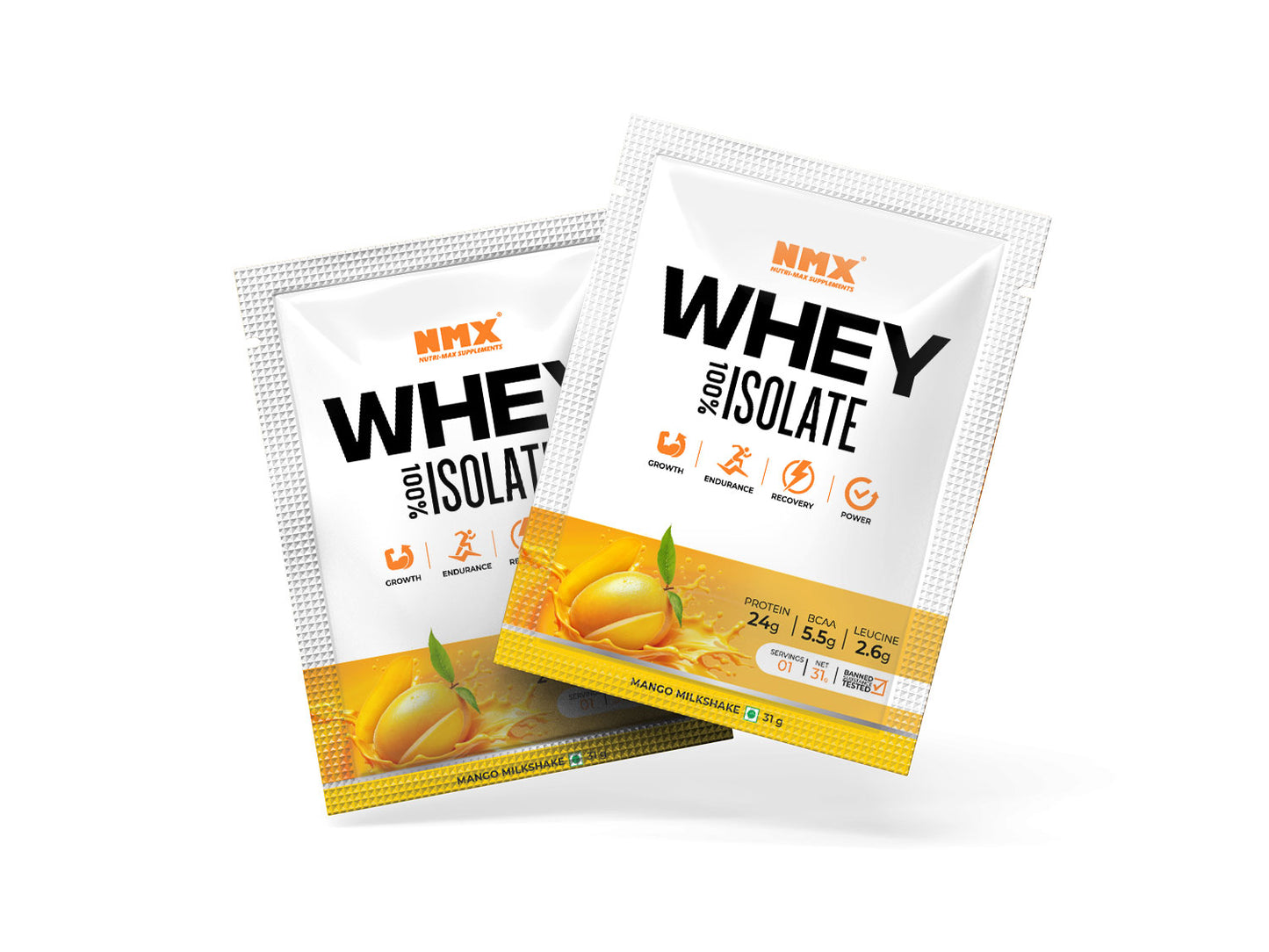 3 Single Serving Sachet - Whey Isolate Protein
