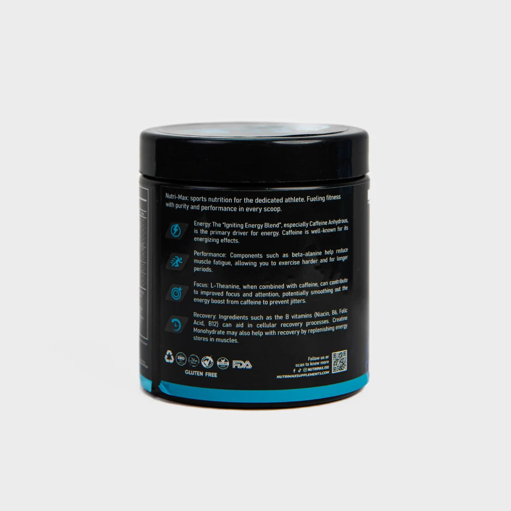 Ignite! Pre-workout 30 Servings Blue Raspberry