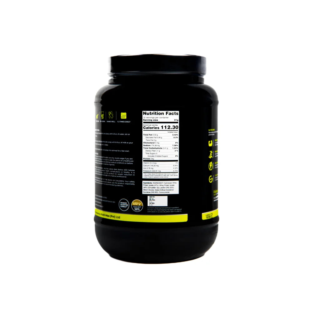 Whey Isolate Protein 1KG ( 32 servings )