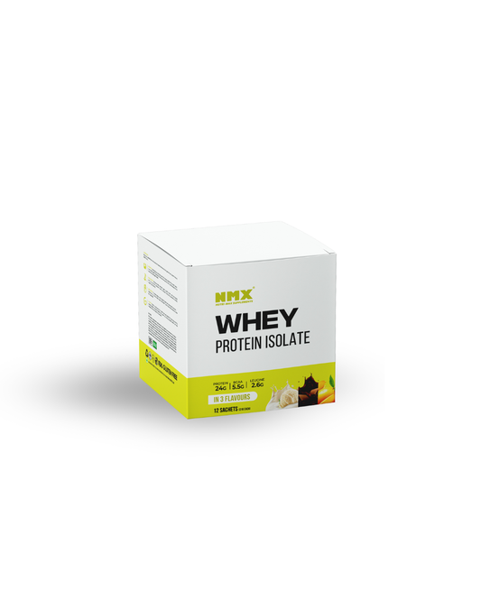 Whey Isolate Variety Sachet Box (12 sachets 3 Flavours)