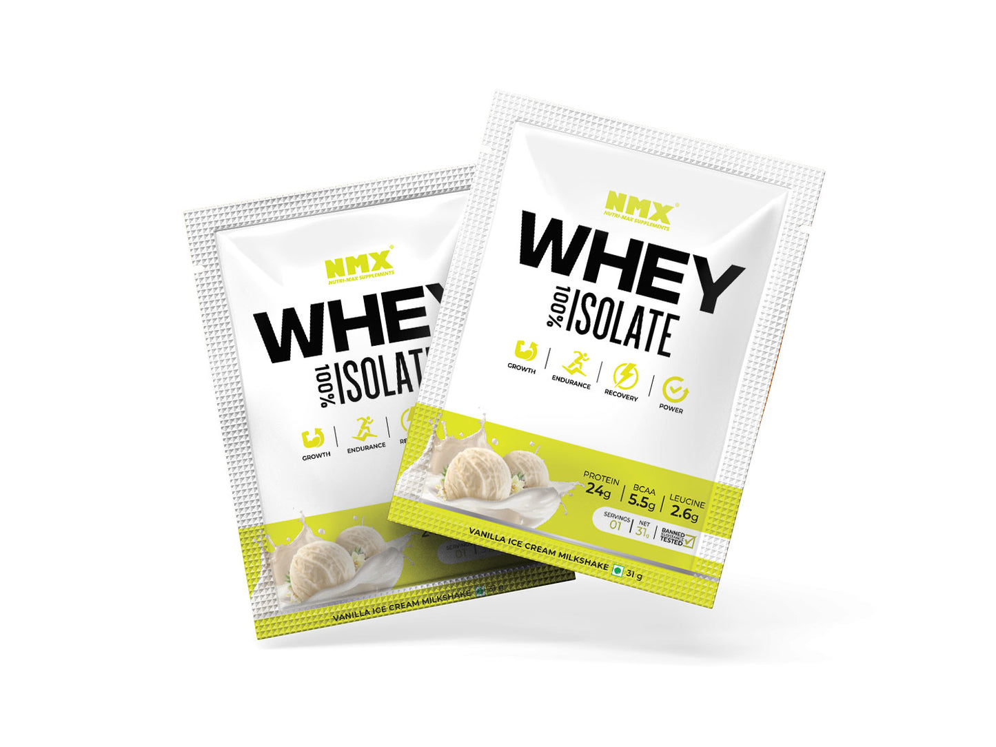 Whey Isolate Variety Sachet Box (12 sachets 3 Flavours)