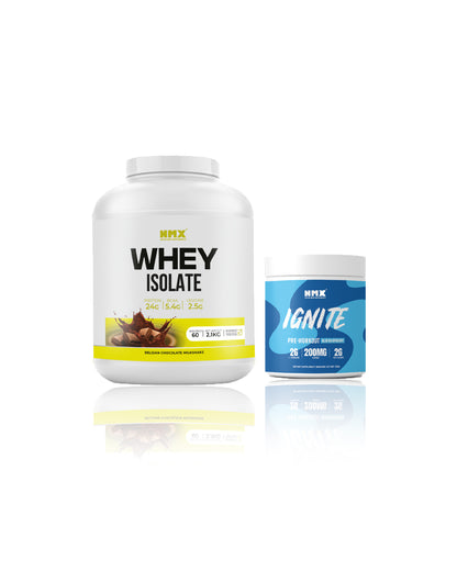 Whey Isolate (60 Serv) & Pre Workout (30 Serv) Bundle