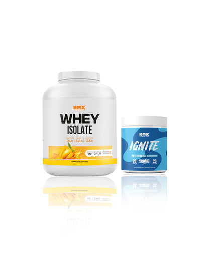 Whey Isolate (60 Serv) & Pre Workout (30 Serv) Bundle
