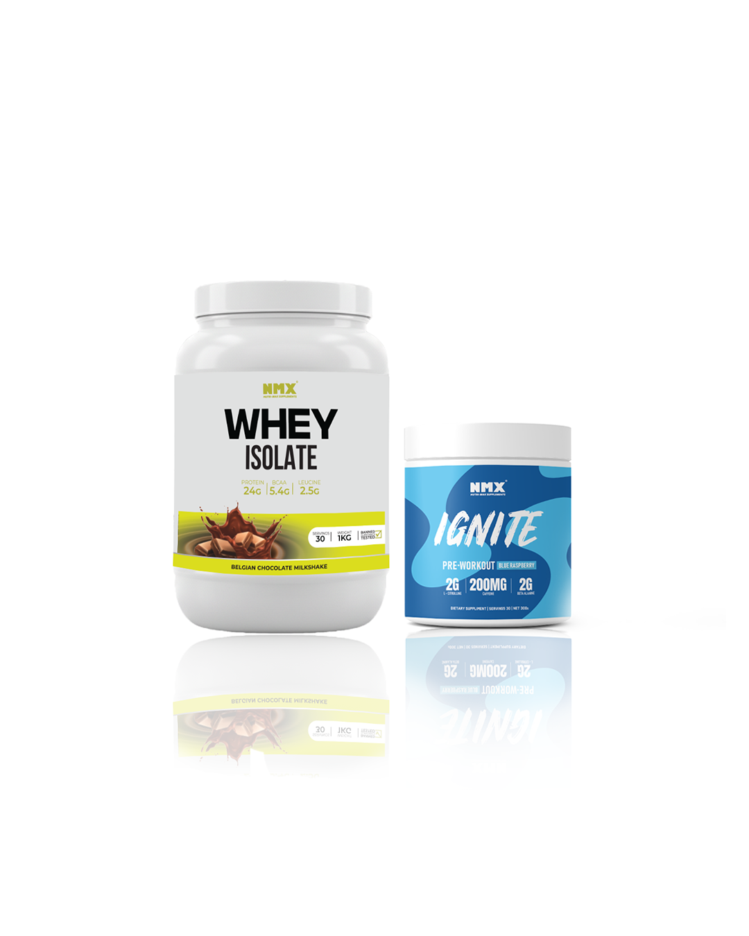 Whey Isolate & Pre Workout (30 Serv) Bundle