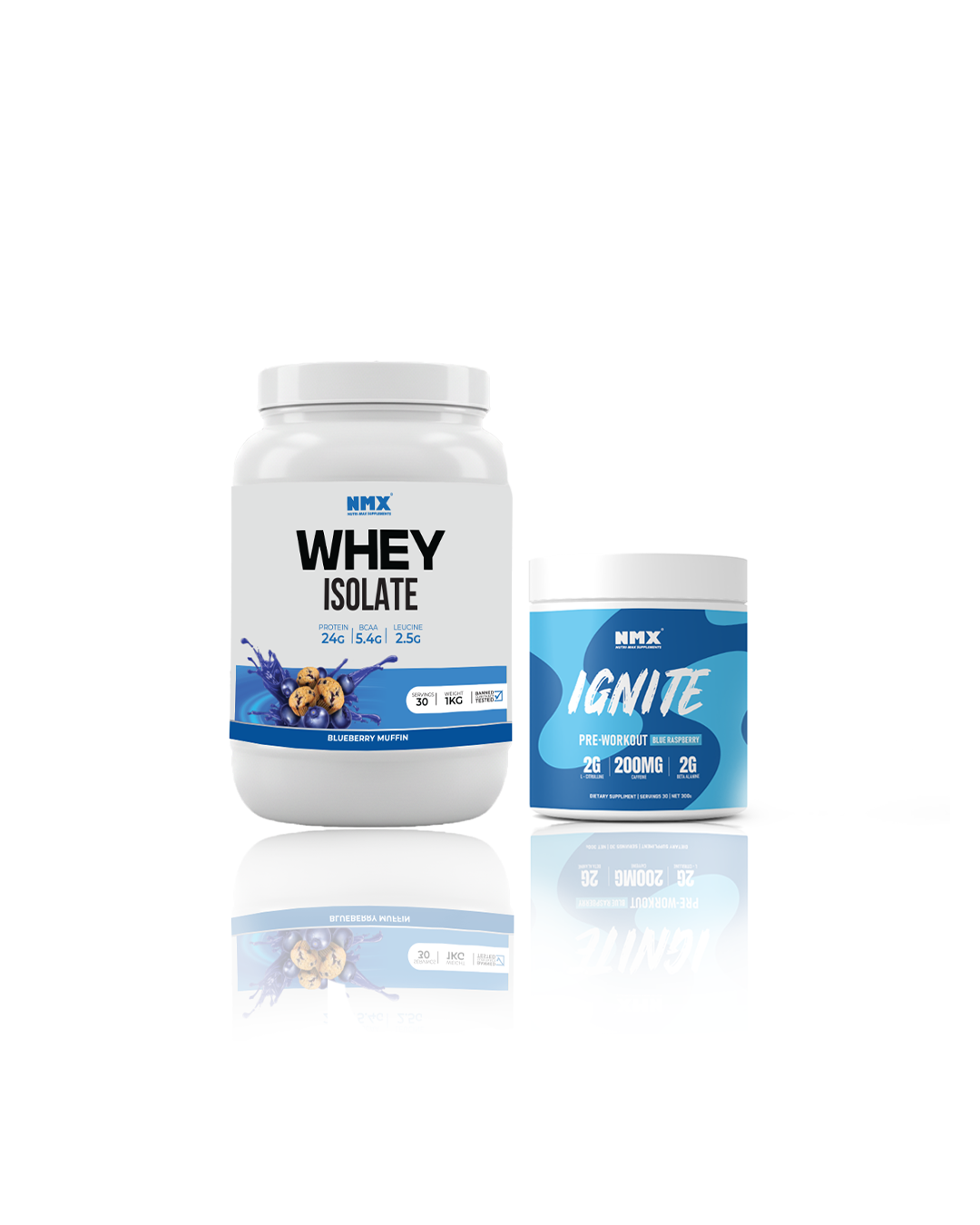Whey Isolate & Pre Workout (30 Serv) Bundle