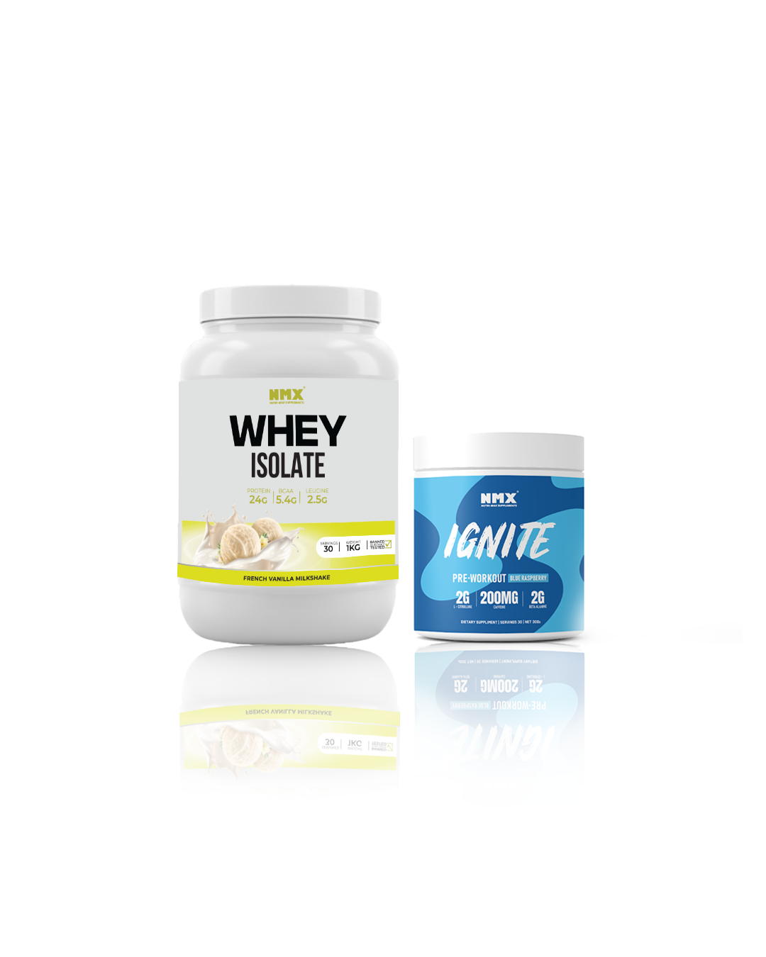 Whey Isolate & Pre Workout (30 Serv) Bundle