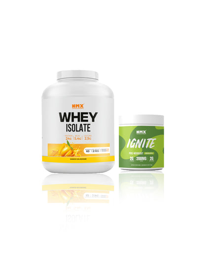 Whey Isolate (60 Serv) & Pre Workout (30 Serv) Bundle