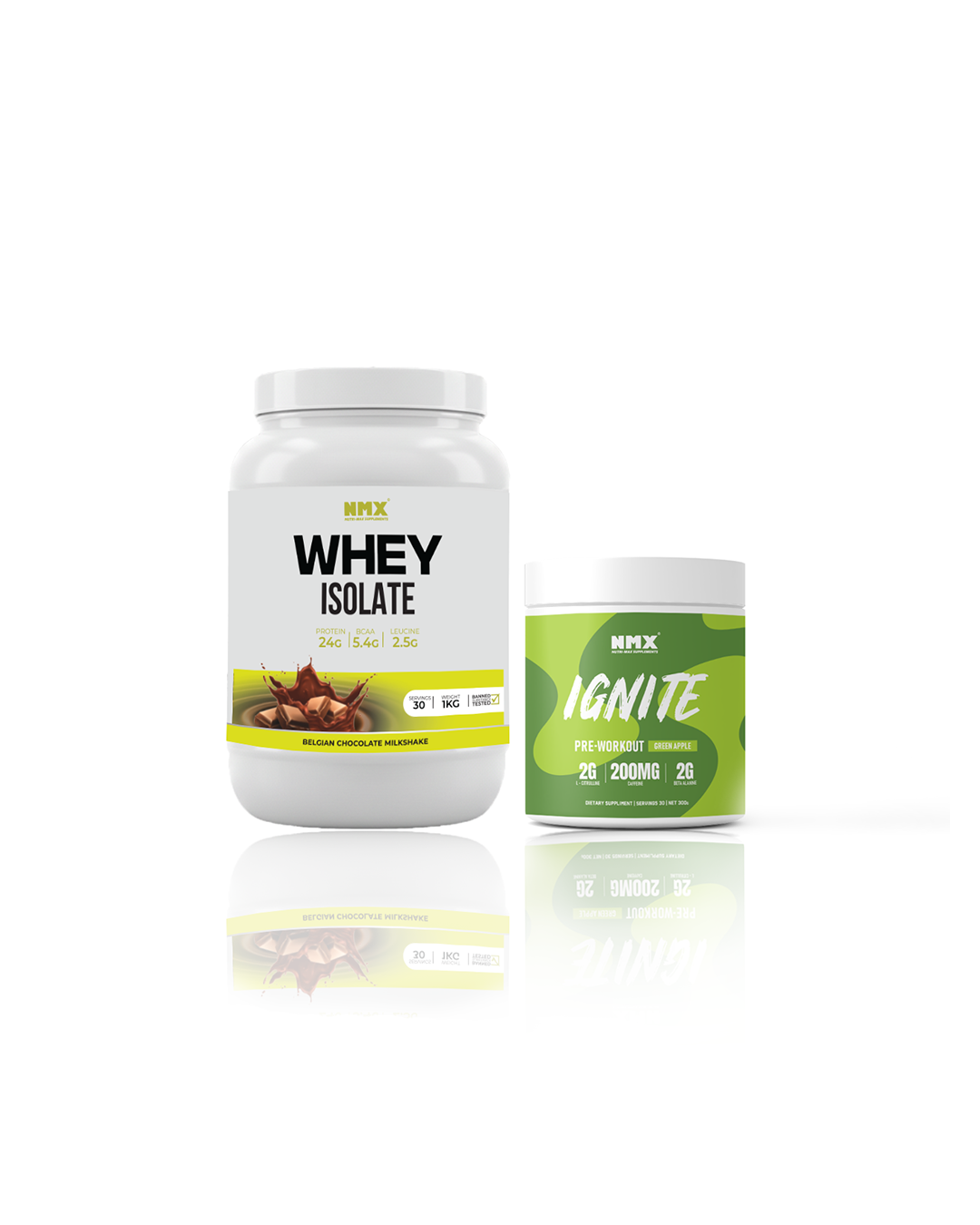Whey Isolate & Pre Workout (30 Serv) Bundle