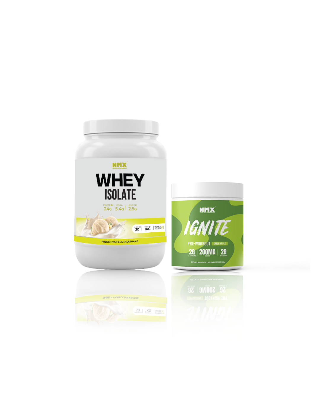 Whey Isolate & Pre Workout (30 Serv) Bundle