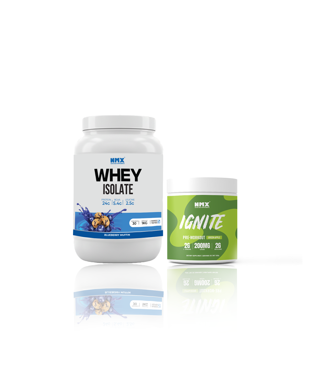 Whey Isolate & Pre Workout (30 Serv) Bundle