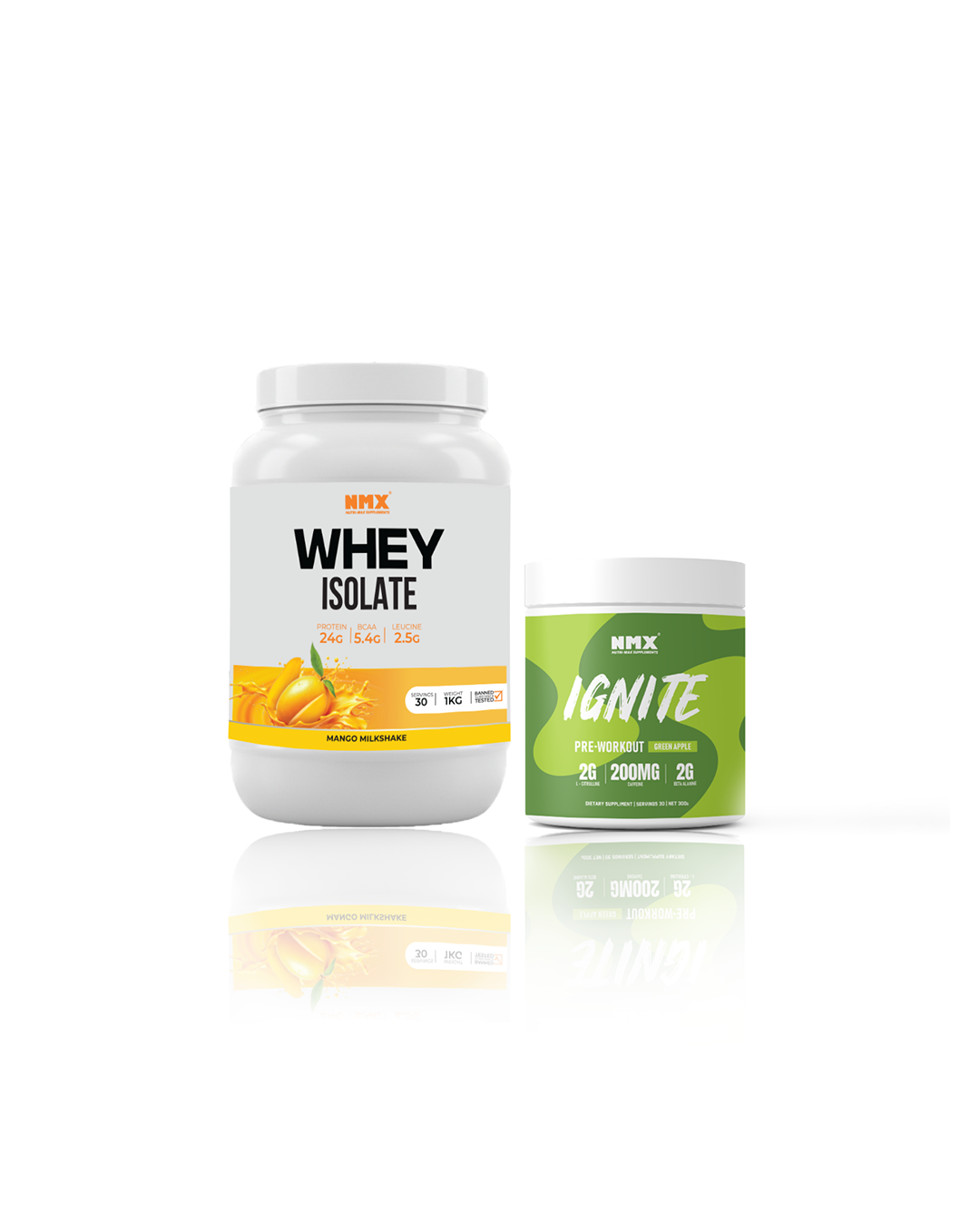 Whey Isolate & Pre Workout (30 Serv) Bundle