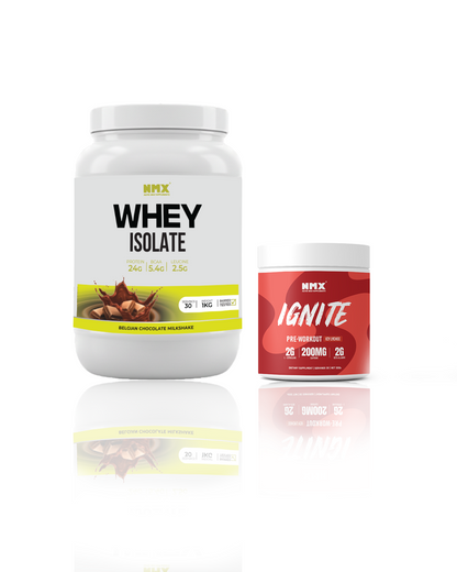 Whey Isolate & Pre Workout (30 Serv) Bundle