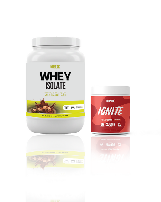 Whey Isolate & Pre Workout (30 Serv) Bundle
