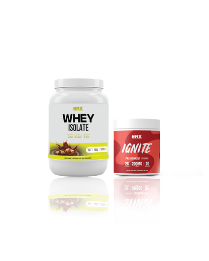 Whey Isolate & Pre Workout (30 Serv) Bundle