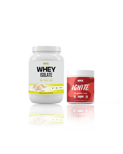 Whey Isolate & Pre Workout (30 Serv) Bundle