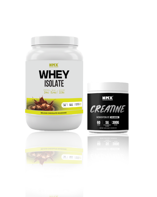 Whey Isolate (30 Serv) & Creatine (60 Serv) Bundle